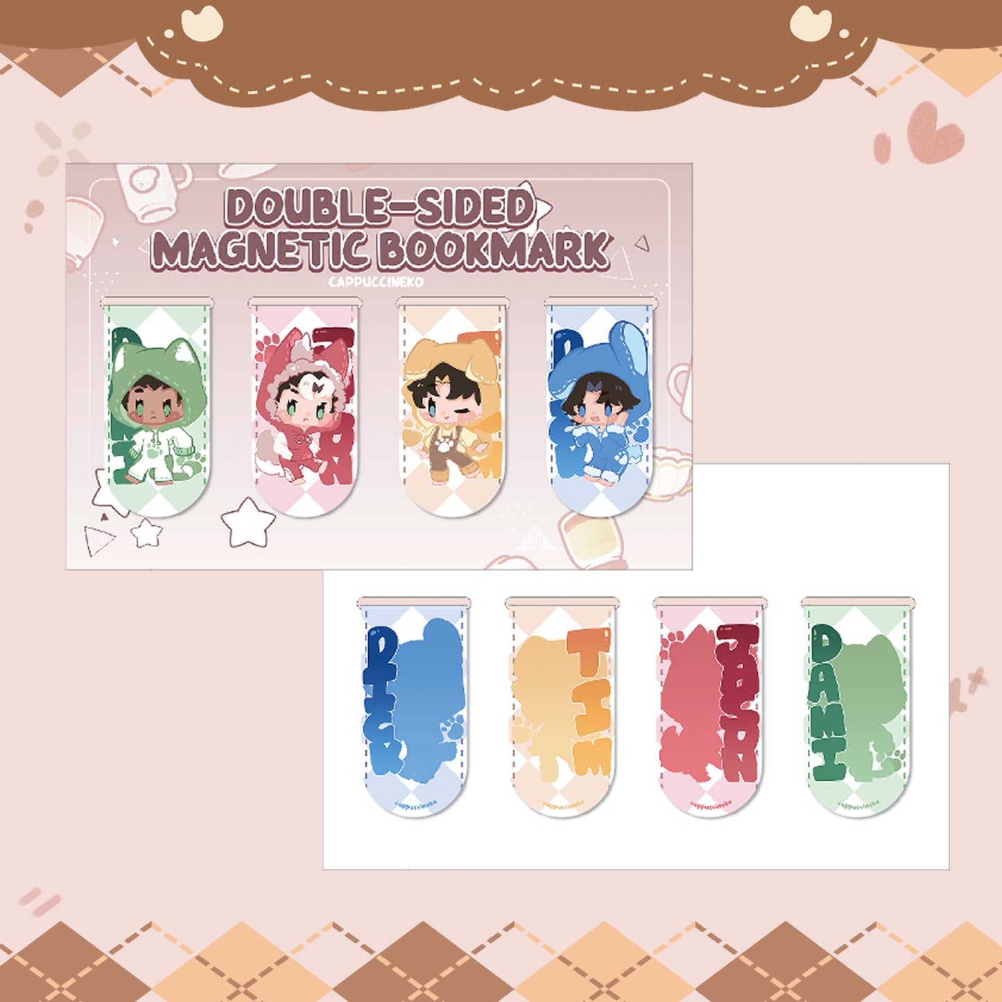 Batfam Magnetic Bookmark Set