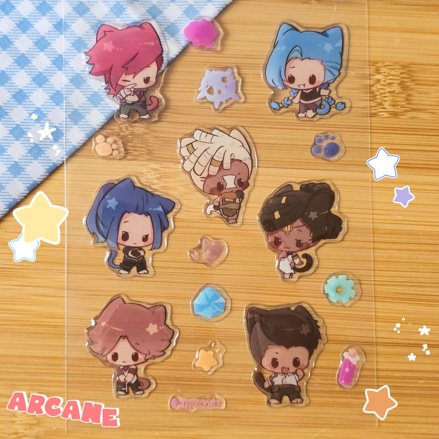 Arcane - Epoxy Sticker Sheet