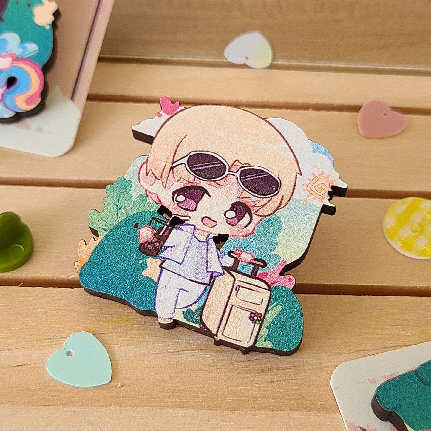BTS In The Soop - Wooden Pins and Stickers