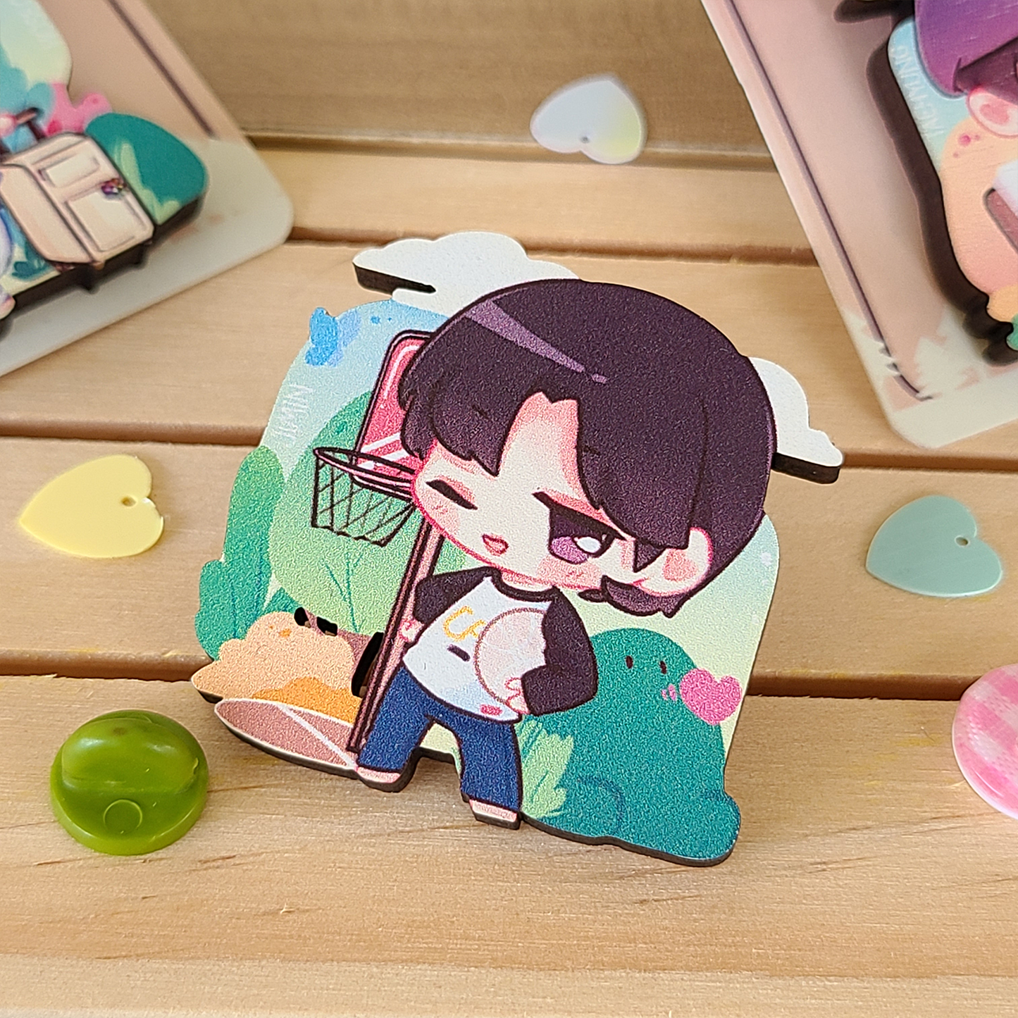 BTS In The Soop - Wooden Pins and Stickers