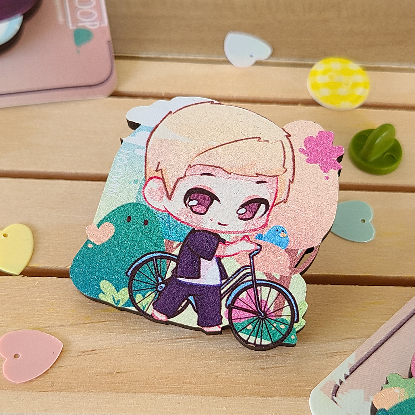 BTS In The Soop - Wooden Pins and Stickers