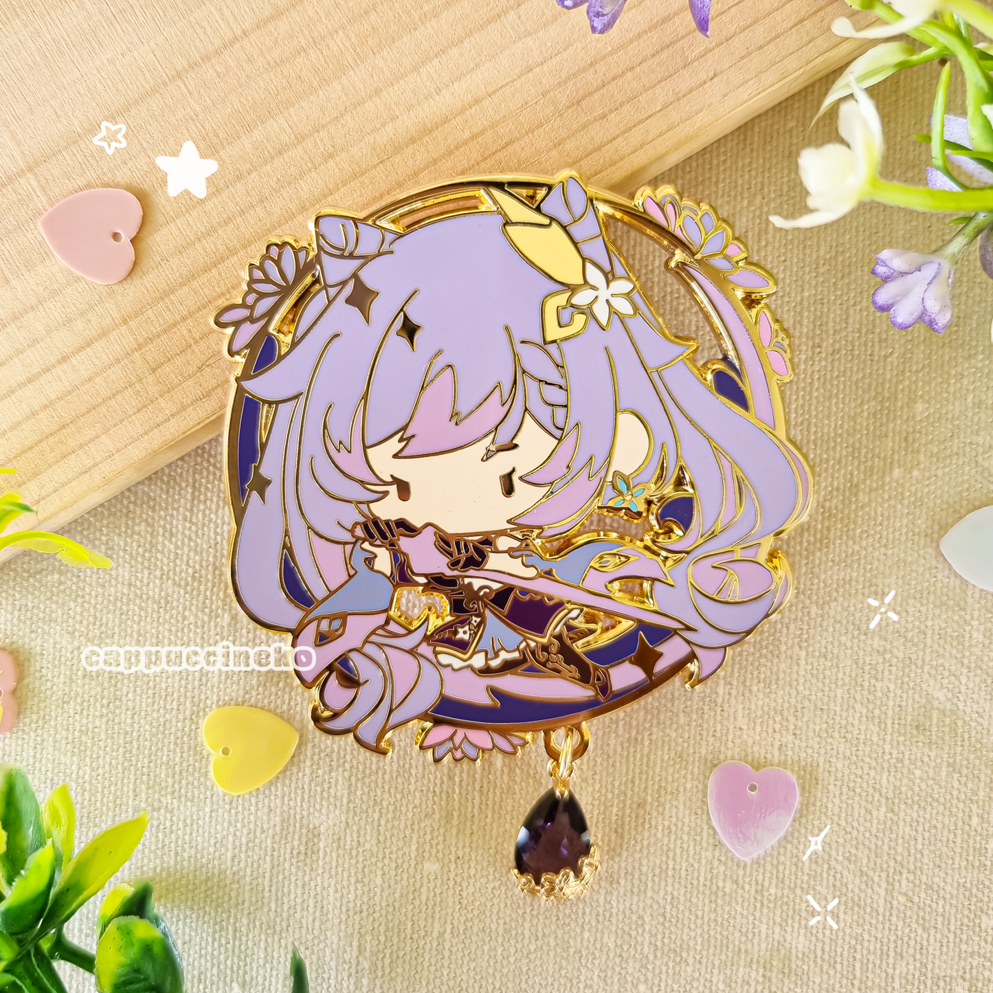 Genshin Impact Enamel Pin (Wrio, Neuvi, Yoimiya, Keqing)