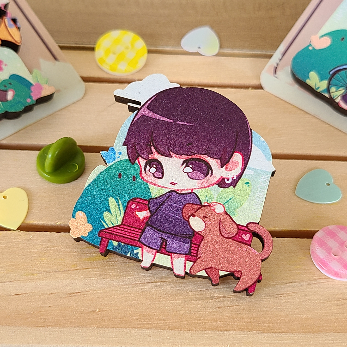 BTS In The Soop - Wooden Pins and Stickers