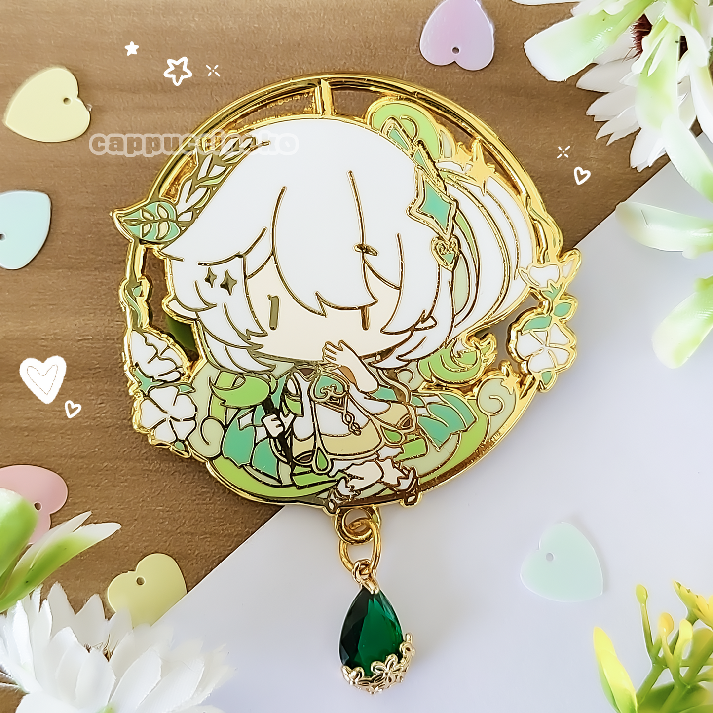 Genshin Impact Enamel Pin (Venti, Zhongli, Raiden, Nahida)