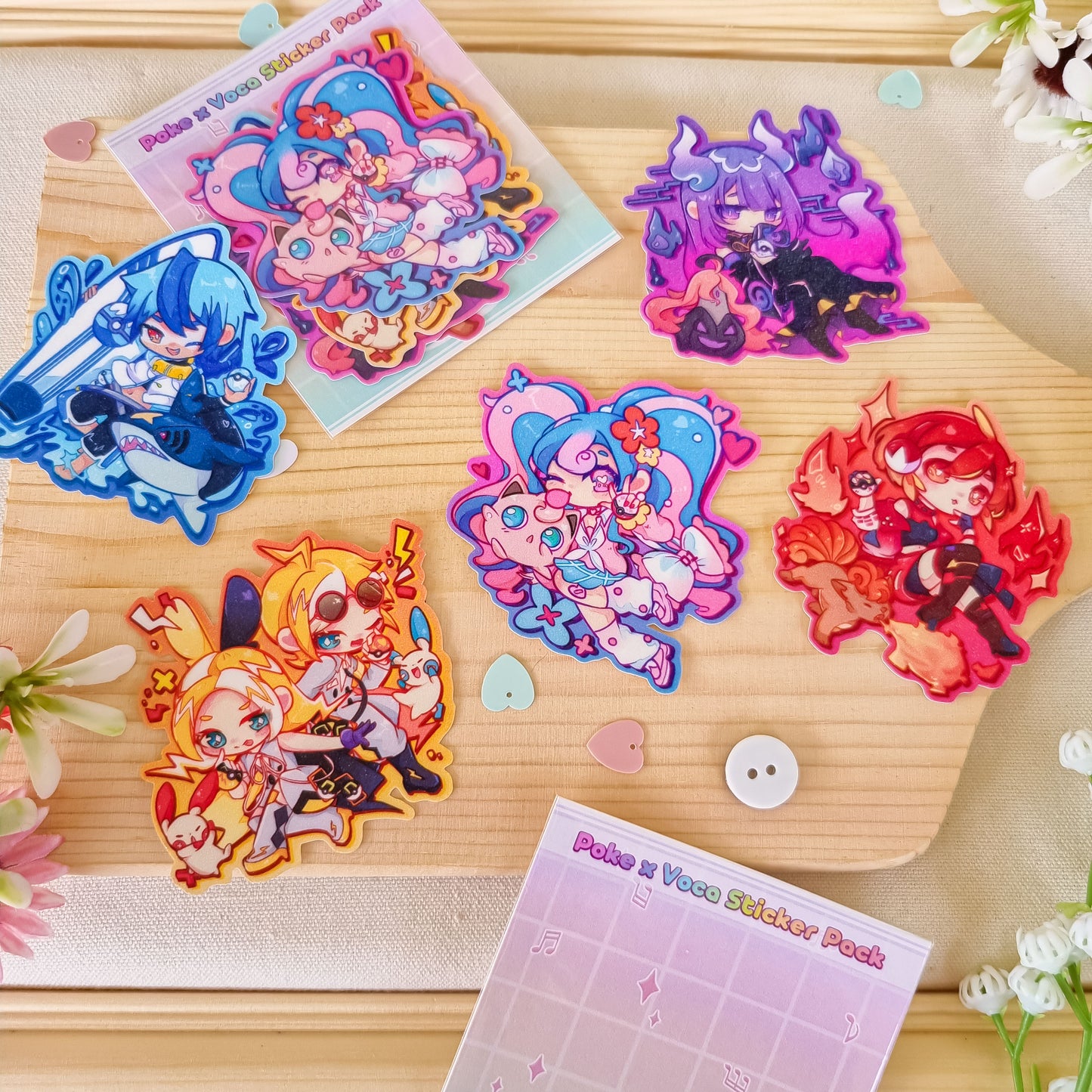Vocaloid x Pokemon - Project Voltage Charms