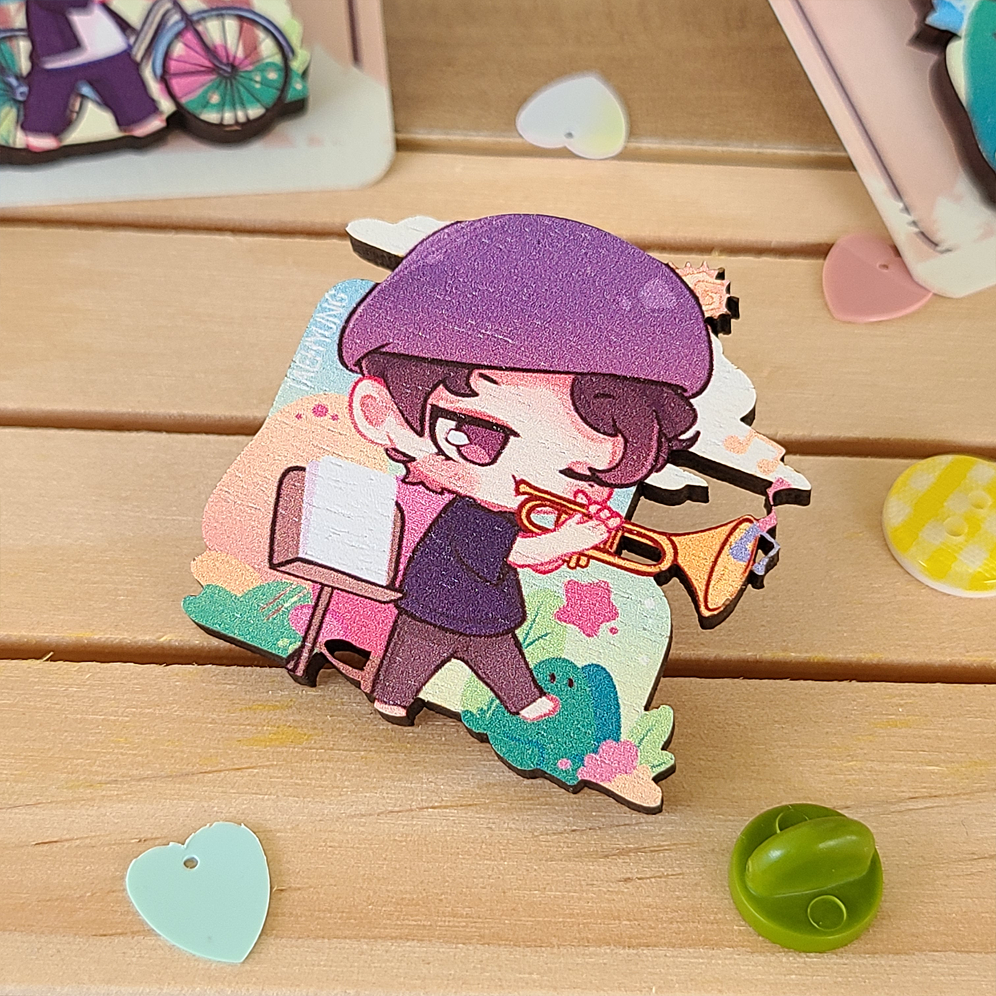 BTS In The Soop - Wooden Pins and Stickers
