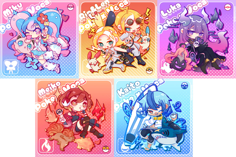 Vocaloid x Pokemon - Project Voltage Charms