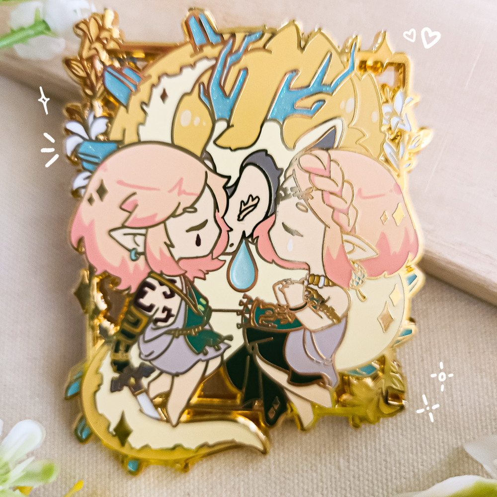 Legend of Zelda - TOTK Link & Zelda Pin