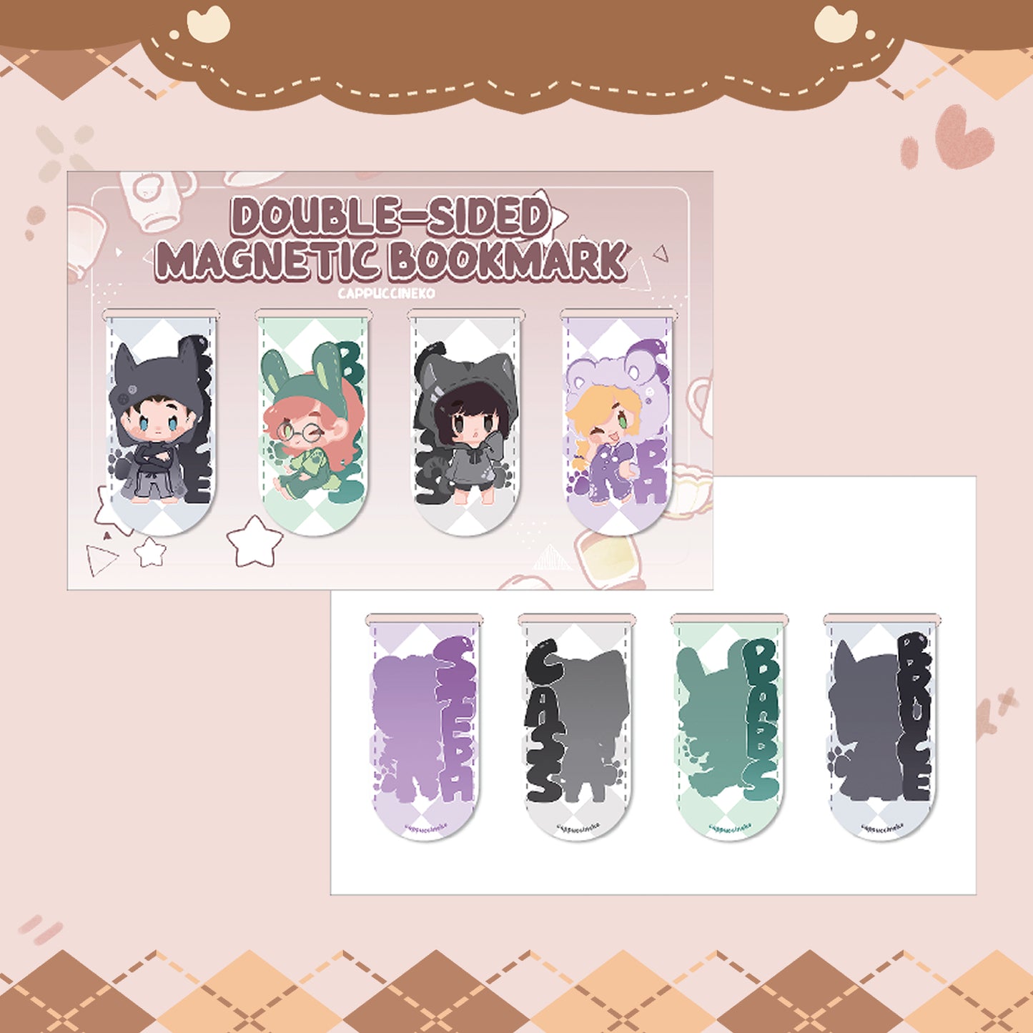 Batfam Magnetic Bookmark Set