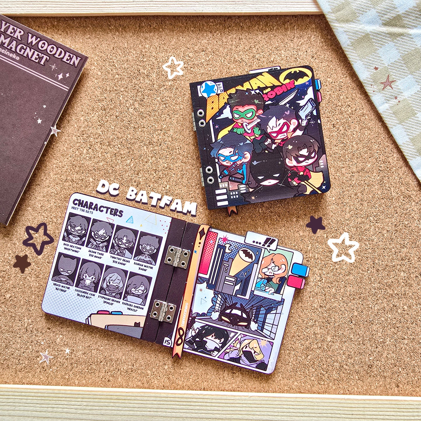 Multilayer Wooden Pin/Magnet Book Series
