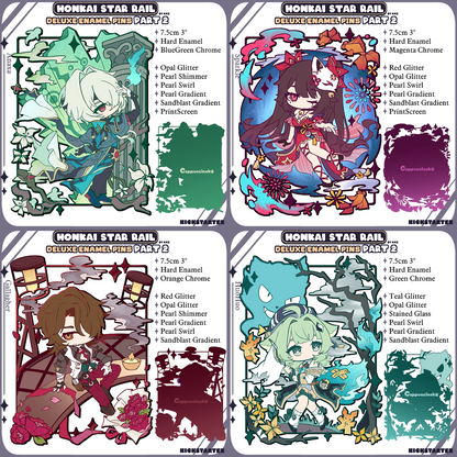 PREORDER - Honkai StarRail Deluxe Enamel Pin Part 2