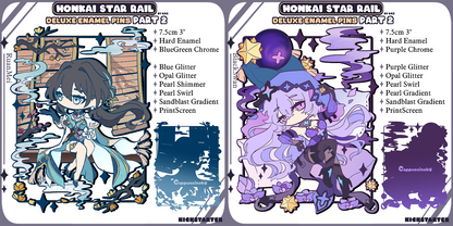 PREORDER - Honkai StarRail Deluxe Enamel Pin Part 2