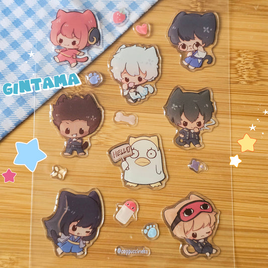 Gintama - Epoxy Sticker Sheet