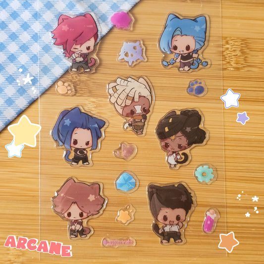 Arcane - Epoxy Sticker Sheet