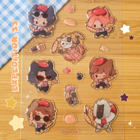 Expedition 33 - Epoxy Sticker Sheet