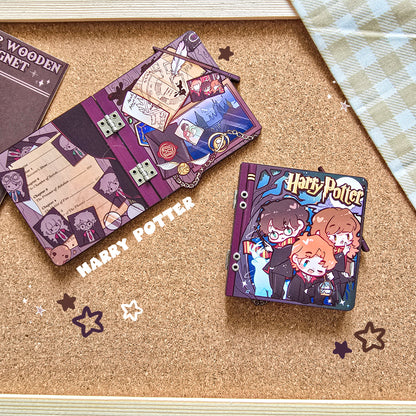 Multilayer Wooden Pin/Magnet Book Series