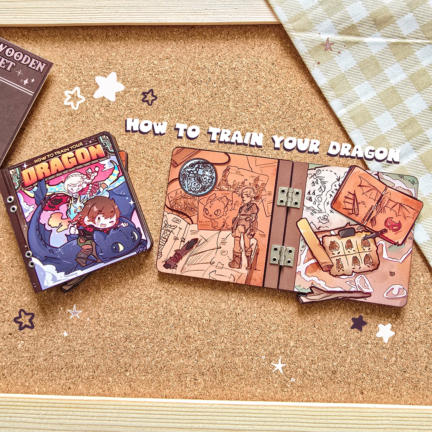 Multilayer Wooden Pin/Magnet Book Series