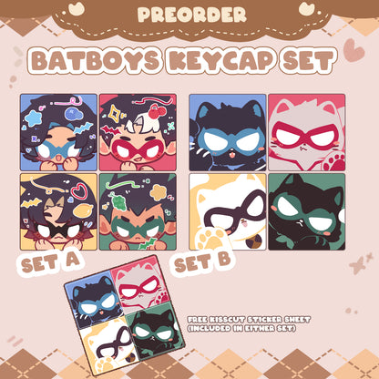 [PRE-ORDER] Bat Boys - Keycap Set