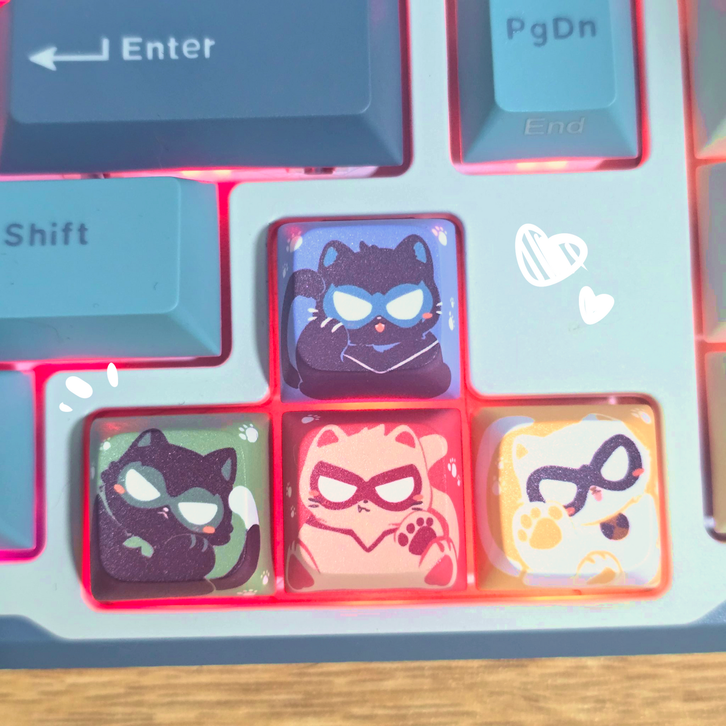 Keycap Set - Bat Boys