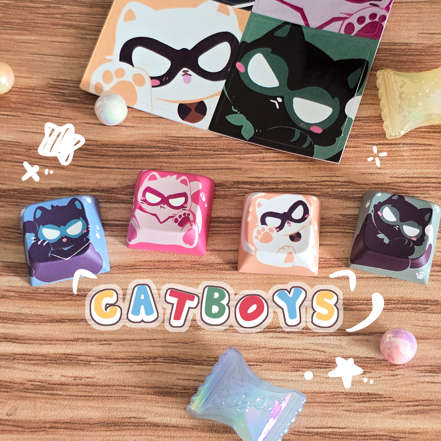 Keycap Set - Bat Boys