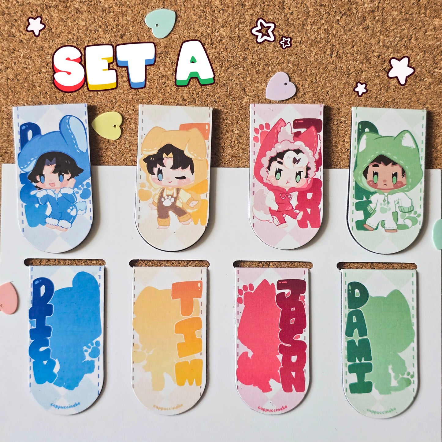 BatFam Magnetic Bookmark Set