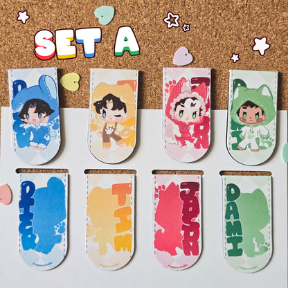 BatFam Magnetic Bookmark Set