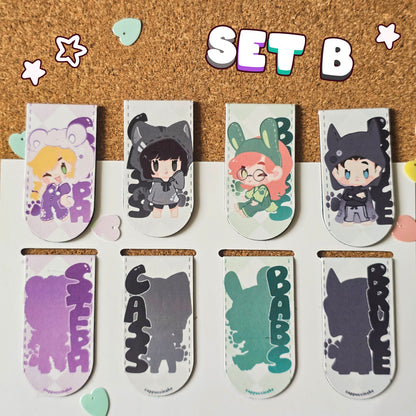 BatFam Magnetic Bookmark Set