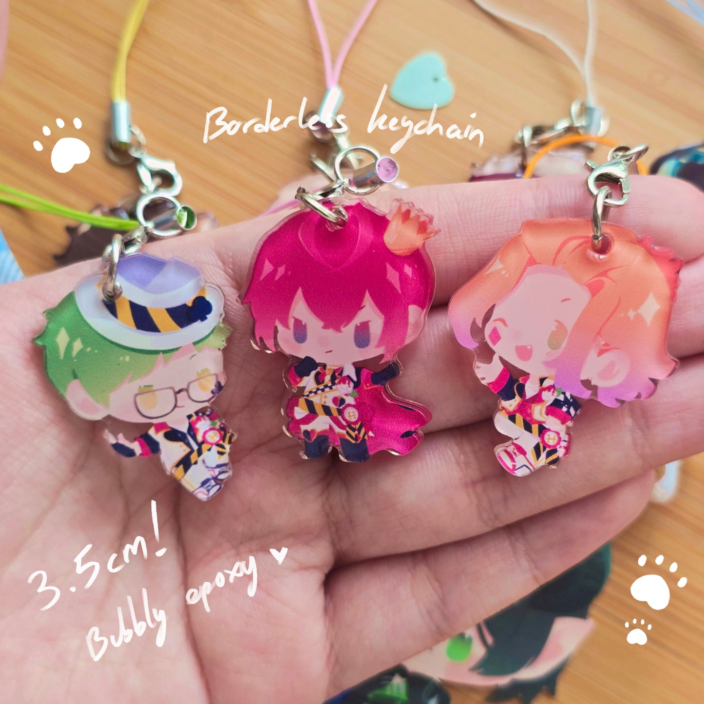 TWST - Mini Phone Charms & Stickers