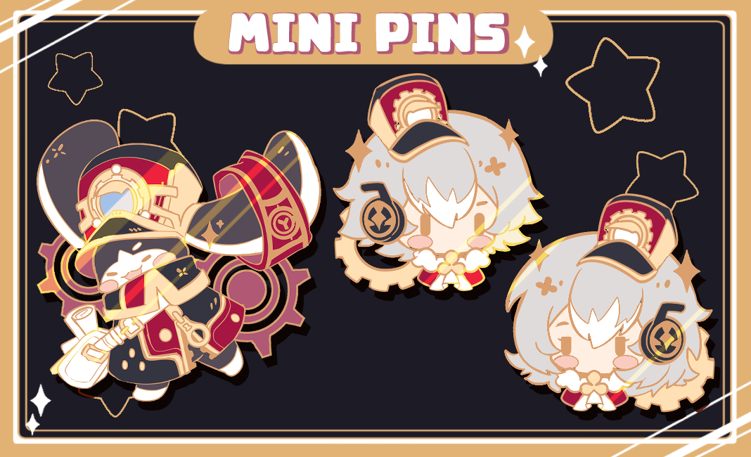 Honkai Star Rail - Mini Pompom & Trailblazers Pin