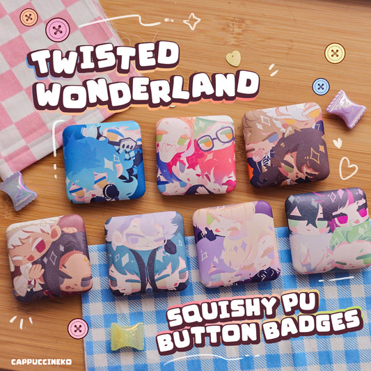 TWST - Squishy PU Button Badge