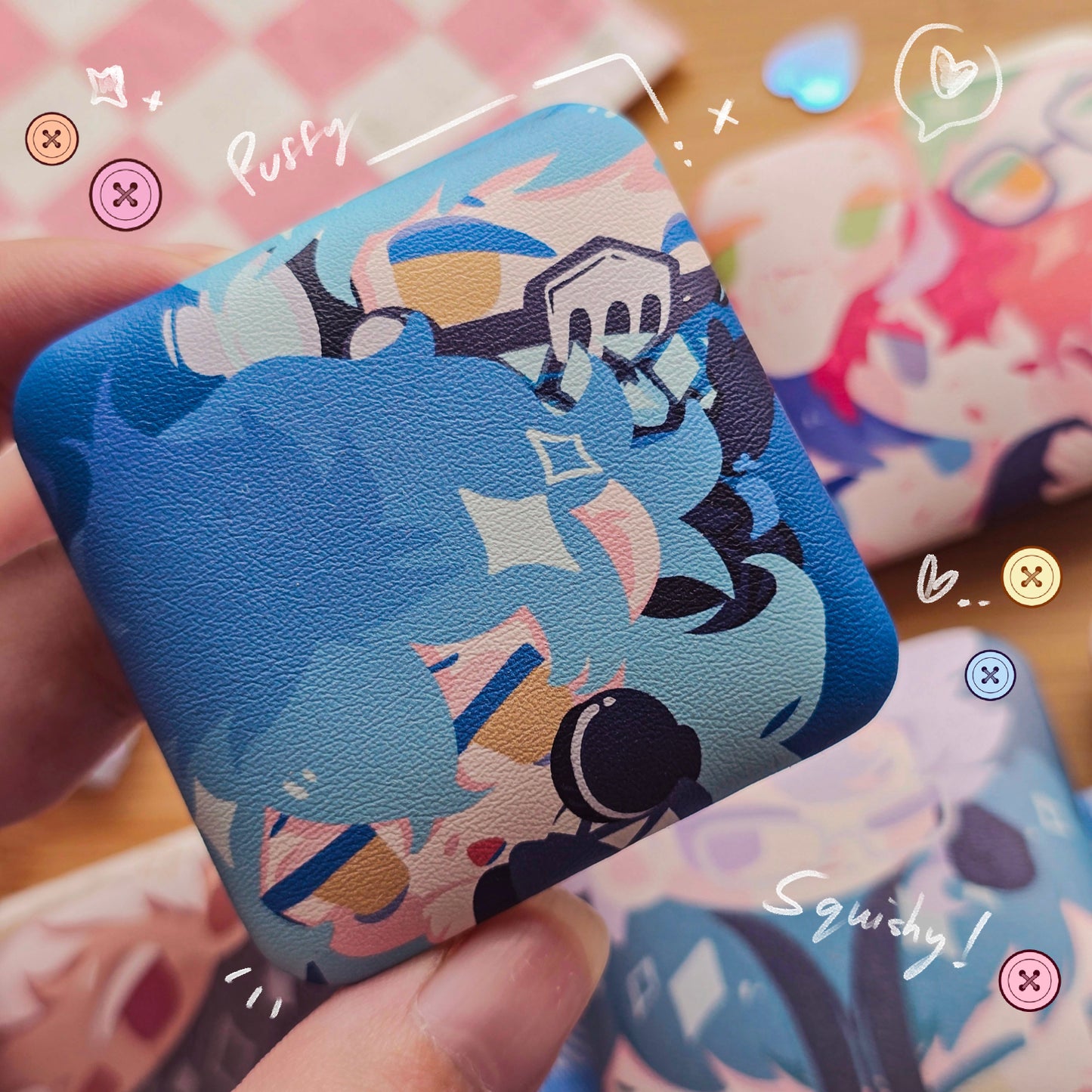 TWST - Squishy PU Button Badge