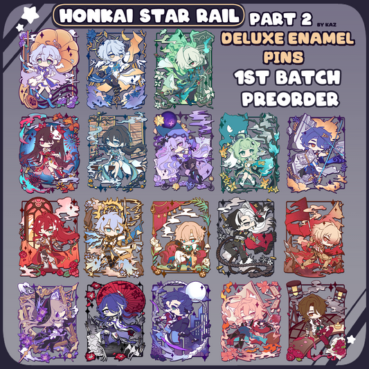 PREORDER - Honkai StarRail Deluxe Enamel Pin Part 2