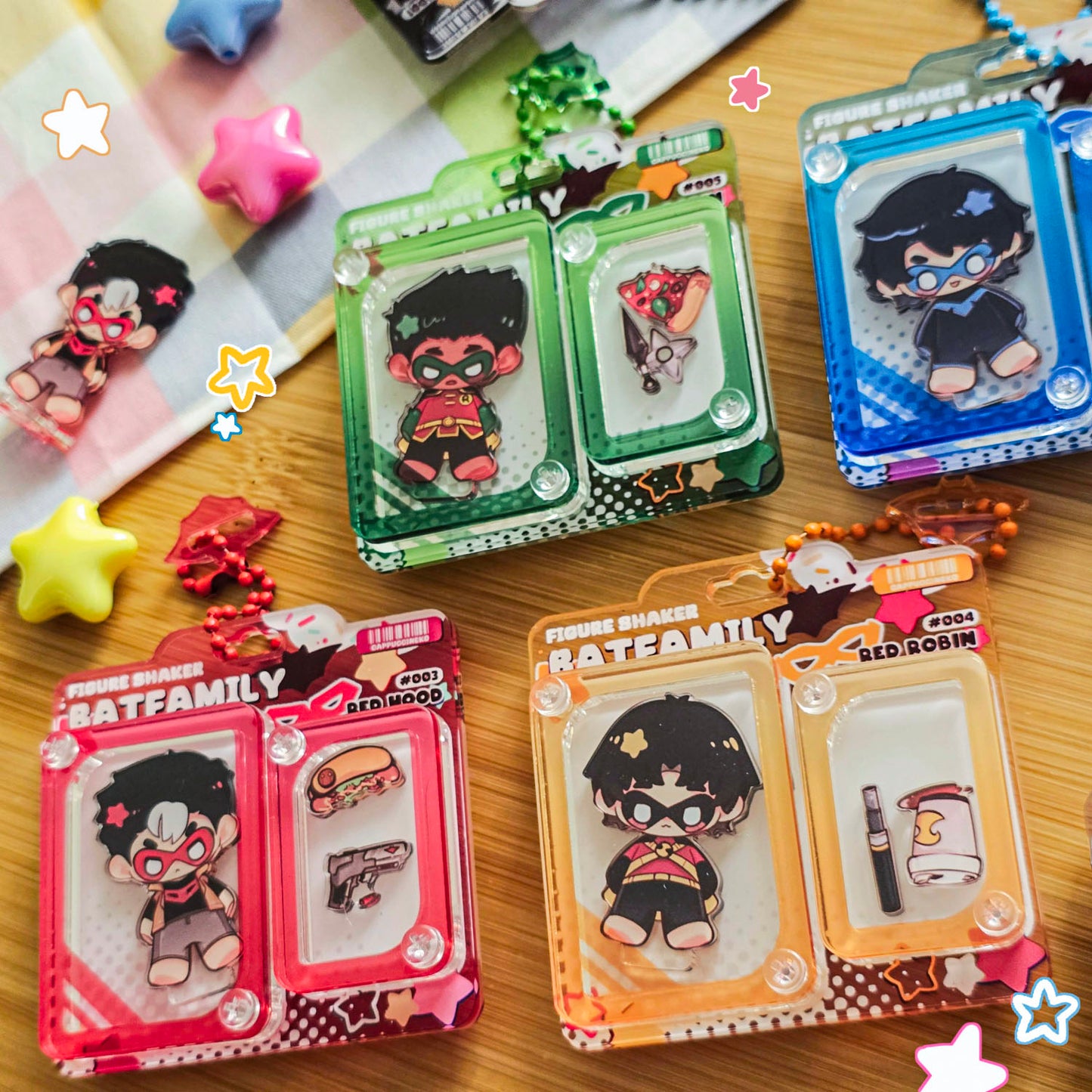 Batfam - Figurebox Shaker Charms