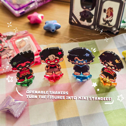 Batfam - Figurebox Shaker Charms