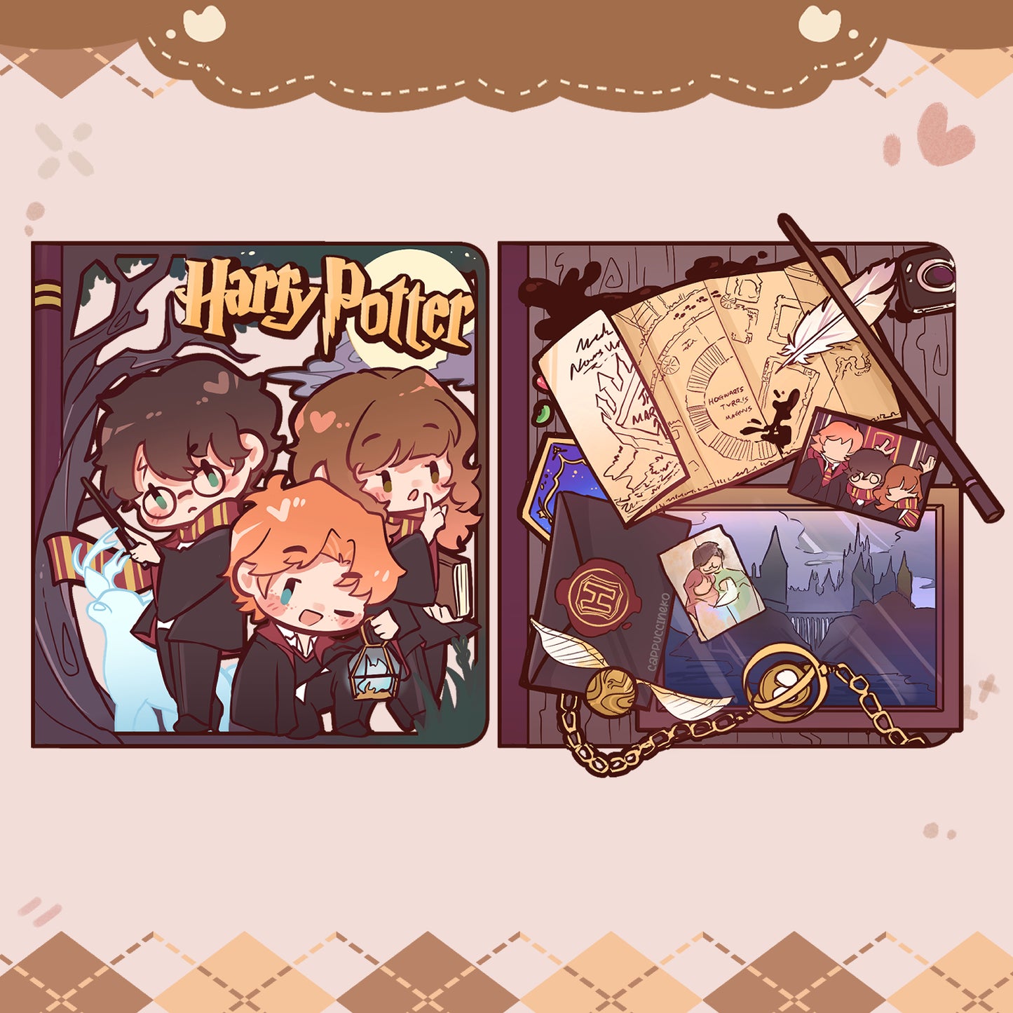 [PREORDER] Double Layer Wooden Pin/Magnet Book Series
