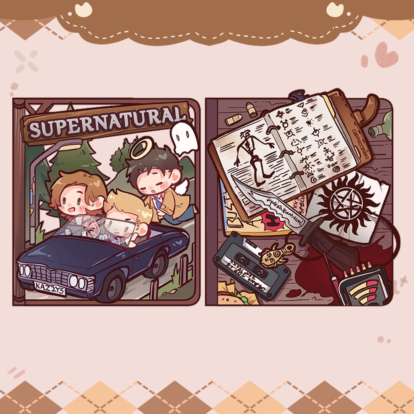[PREORDER] Double Layer Wooden Pin/Magnet Book Series
